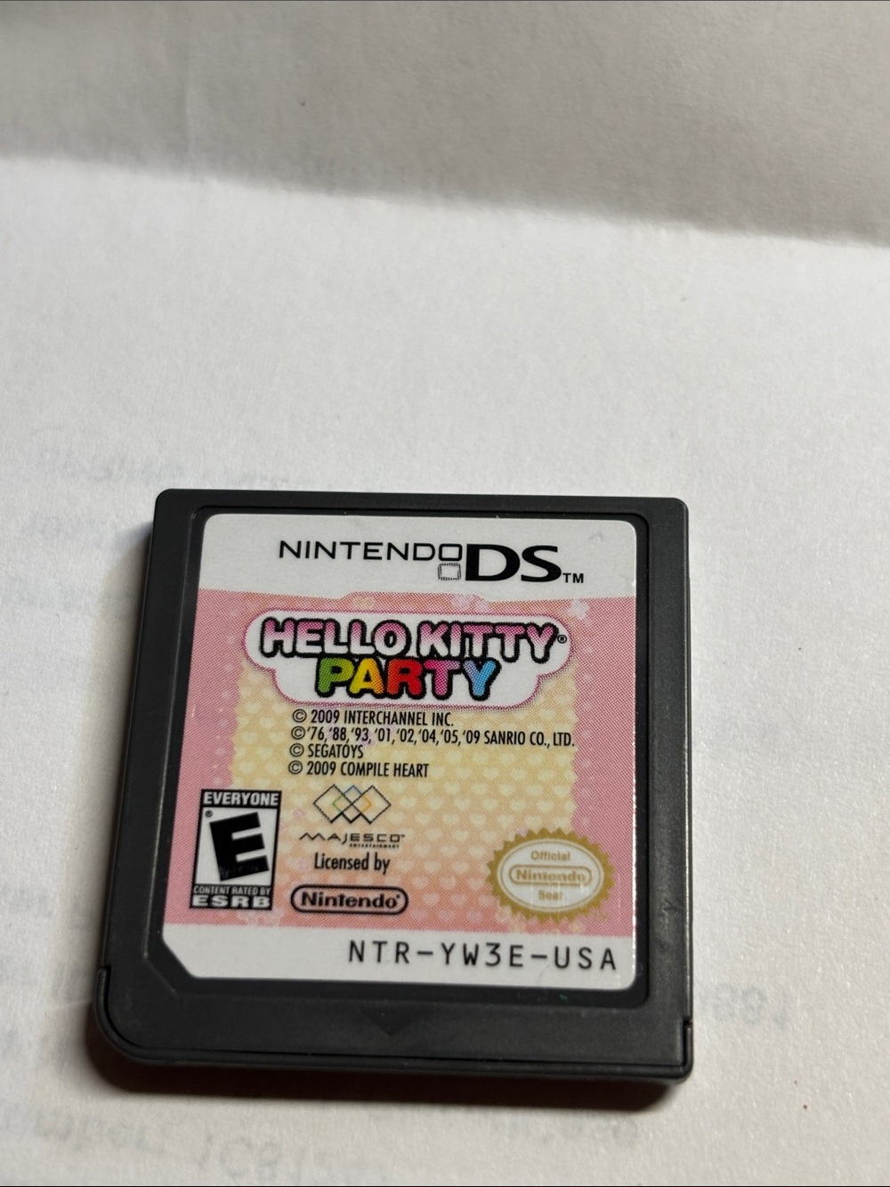 Nintendo DS Hello Kitty Party Cartridge